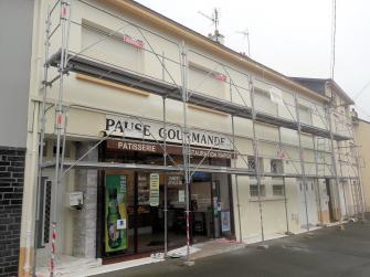 Cordier Christophe R�fection de fa�ade pour commerce � St Nazaire avant travaux